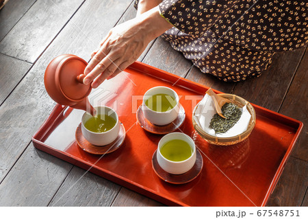 お茶　日本茶　green tea made in Japan 67548751