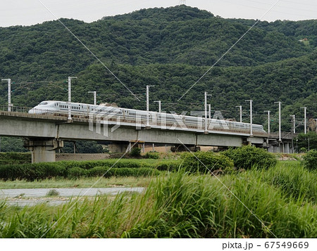 千種川橋梁を渡る山陽新幹線N700系みずほ 千種川橋梁を渡る山陽新幹線N700系みずほ 67549669