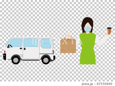 Takeaway and car Takeaway and car 67550940
