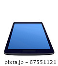 Black Tablet with blank screen for mock up 67551121