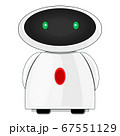White AI simple Robot Character for futuristic 67551129