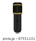 Condenser Microphone in Black and Gold color 3d 67551131