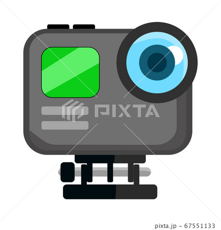Black Modern Action Camera for Sport Video Camera 67551133