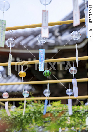 奈良 おふさ観音 風鈴まつりの写真素材
