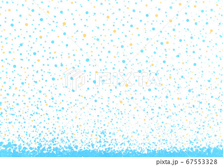 さわやかな水玉の背景 水色スプラッシュのイラスト素材