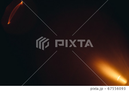 Abstract Natural Sun flare on the black 67556093