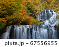 紅葉と滝 67556955