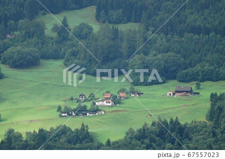 スイス、マイエンフェルト、農村風景 スイス、マイエンフェルト、農村風景 67557023