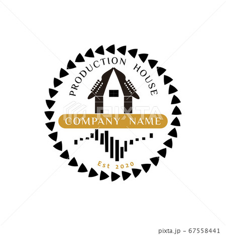 Guitars and houses for production house logos Guitars and houses for production house logos 67558441