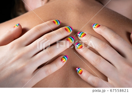 Picture of hugging two nude lesbian women 67558621
