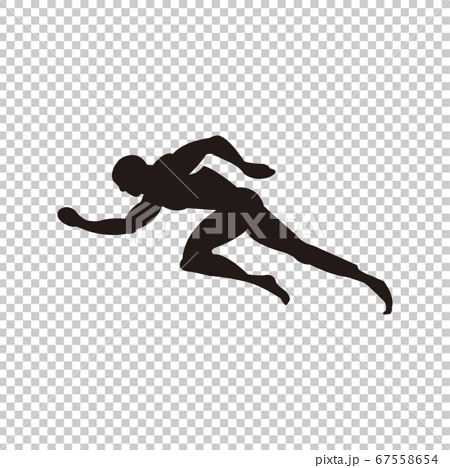 Premium Vector | Collection of running man silhouettes in different poses