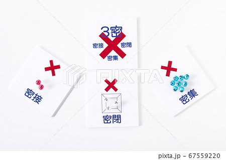 3密回避ウィズコロナ時代の生活様式 67559220