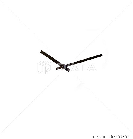 Hands from the clock on a white background. 67559352