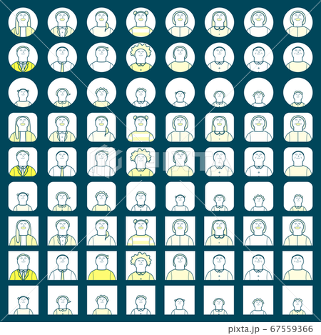 Family 3 generation icon - Stock Illustration [67559366] - PIXTA