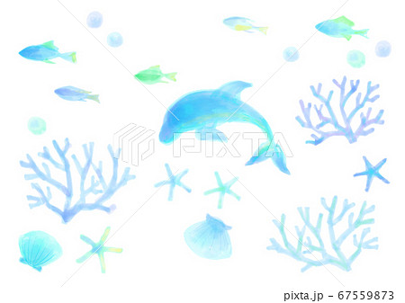 Sea Pattern Stock Illustration