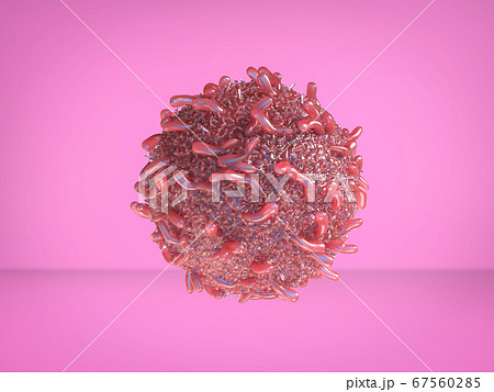 Red cancer cell Red cancer cell 67560285
