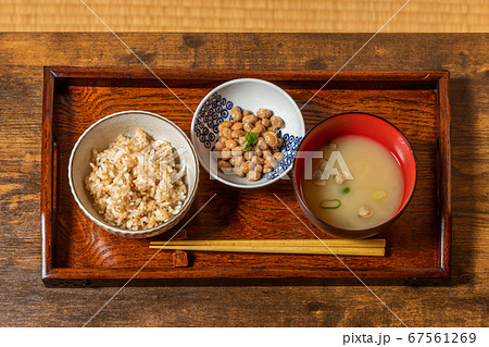 納豆とご飯 Japanese rice and and Natto 納豆とご飯 Japanese rice and and Natto 67561269