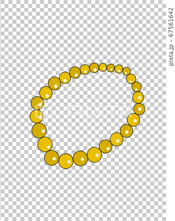 ブレスレットのイラスト素材