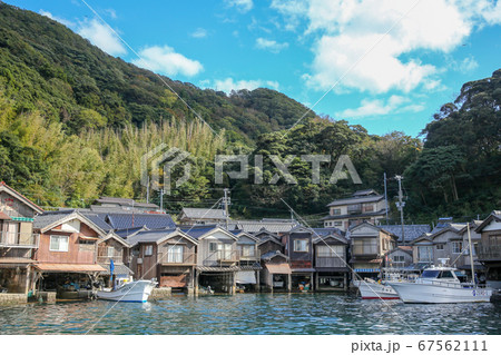 京都府 秋 伊根町 伊根の舟屋 京都府 秋 伊根町 伊根の舟屋 67562111