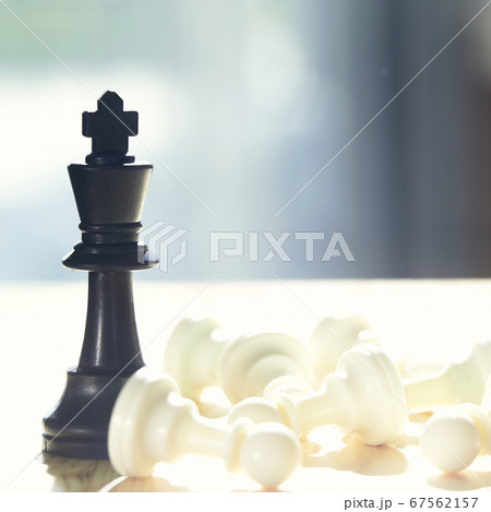 Knight of chess win , Leader success concept 67562157