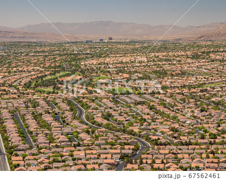 Aerial view of some cityscape from Lone Mountain Aerial view of some cityscape from Lone Mountain 67562461
