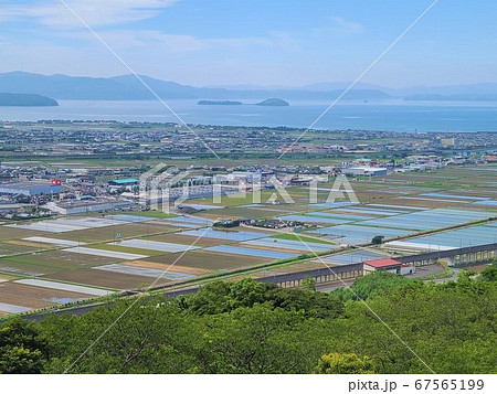 東光山公園より望む出水市街地の風景 東光山公園より望む出水市街地の風景 67565199