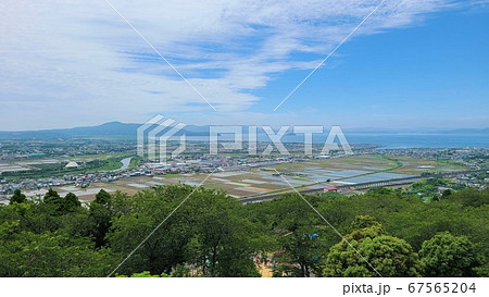 東光山公園より望む出水市街地の風景 東光山公園より望む出水市街地の風景 67565204