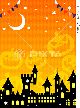 ハロウィン背景08タテ ハロウィン背景08タテ 67566816