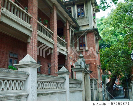 中国福建省アモイ、世界遺産コロンス島の洋館 中国福建省アモイ、世界遺産コロンス島の洋館 67569371