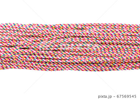 Connected concept , Different ropes  isolate on white background 67569545