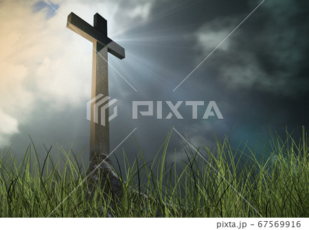 Wooden cross 67569916
