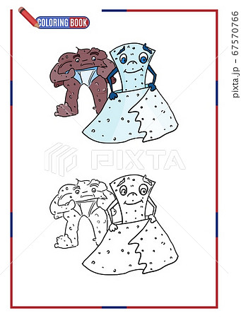 coloring. gentle toilet paper walks near the poop 67570766