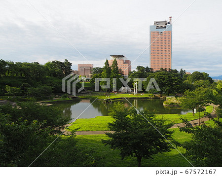 前橋公園さちの池と群馬県庁 前橋公園さちの池と群馬県庁 67572167