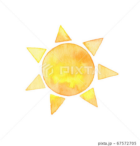 太陽のシンボルのイラスト素材