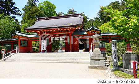 志波彦神社 宮城県塩釜市 塩釜神社境内 神門 760 の写真素材