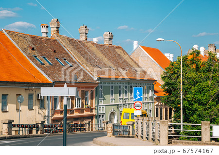 Petrovaradin medieval old town in Serbia 67574167