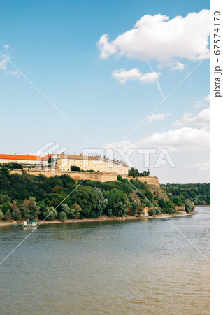 Petrovaradin Fortress on Danube river in Serbia 67574170