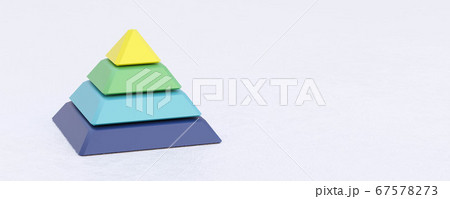 Hierarchy of needs pyramid concept 3d rendering illustration Hierarchy of needs pyramid concept 3d rendering illustration 67578273
