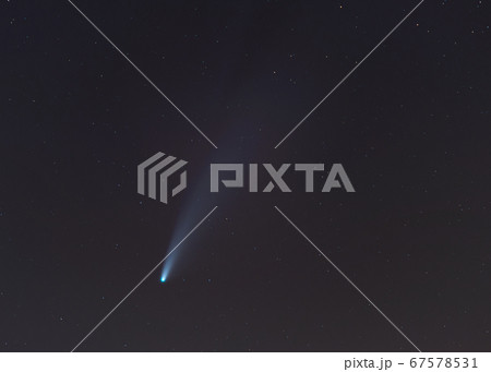 Comet Neowise in the night sky Comet Neowise in the night sky 67578531