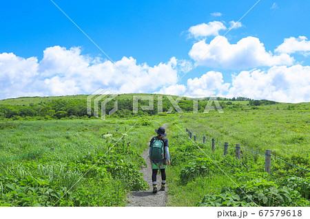 夏の霧ヶ峰ハイキング エコイメージ 夏の霧ヶ峰ハイキング エコイメージ 67579618