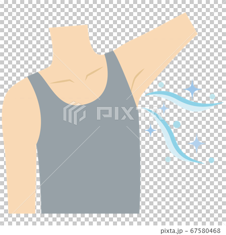 Men with clean underarms, improved armpits and... - Stock Illustration ...