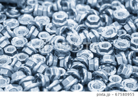 Close-up scene pile of special nuts . 67580955