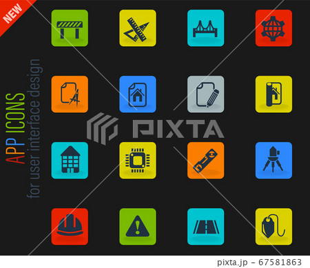 engineering icon set 67581863