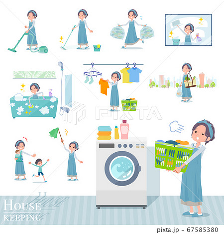 flat type hairband apron mom_housekeeping 67585380