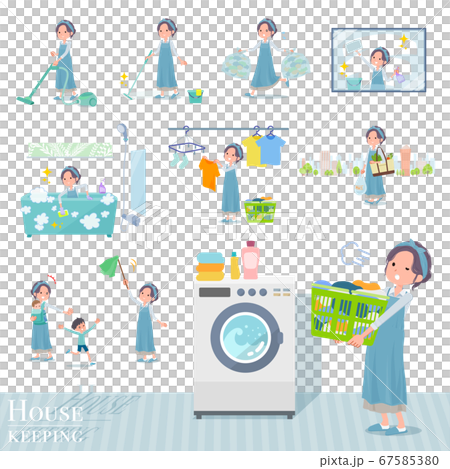 flat type hairband apron mom_housekeeping 67585380