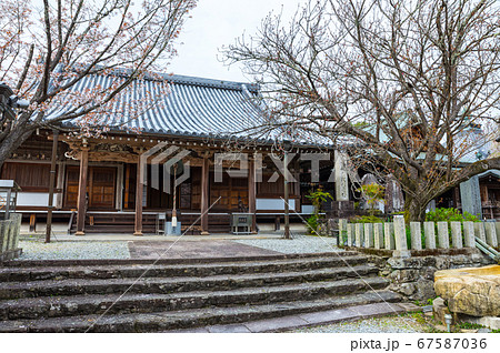 櫻本坊／桜本坊の境内風景（奈良県吉野郡吉野町吉野山）2020年4月 67587036
