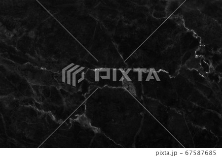 Black marble natural pattern for background, 67587685