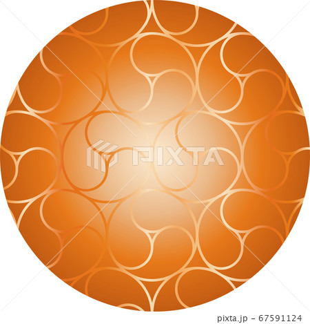 巴柄 和柄 背景素材 年賀状 イラスト 67591124