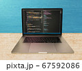 コーディング　html　css　パソコン画面 67592086