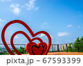 赤色 ハート 愛 67593399